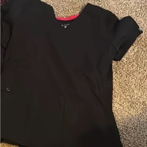 Black Women's Scrub Top